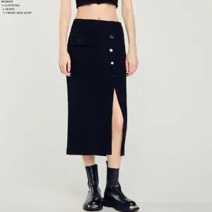 Sandro | Skirts | Brand New With Tags Sandro Paris Tweed